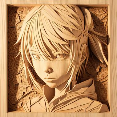 3D model Hikaru no Go Yumi Hotta Takeshi Obata (STL)